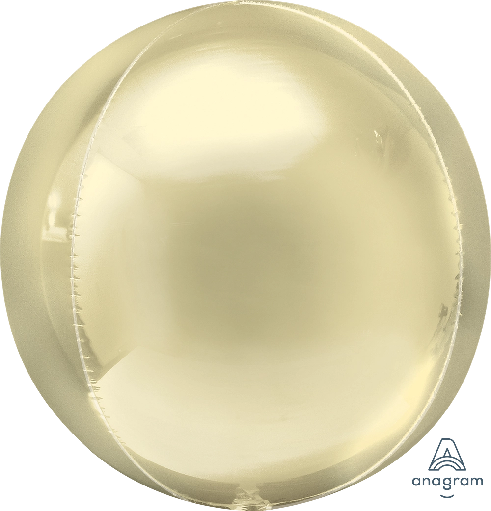 Фольгированные шары/ ANAGRAM/ 40304 Orbz® Pastel Yellow Orbz® XL™ G20